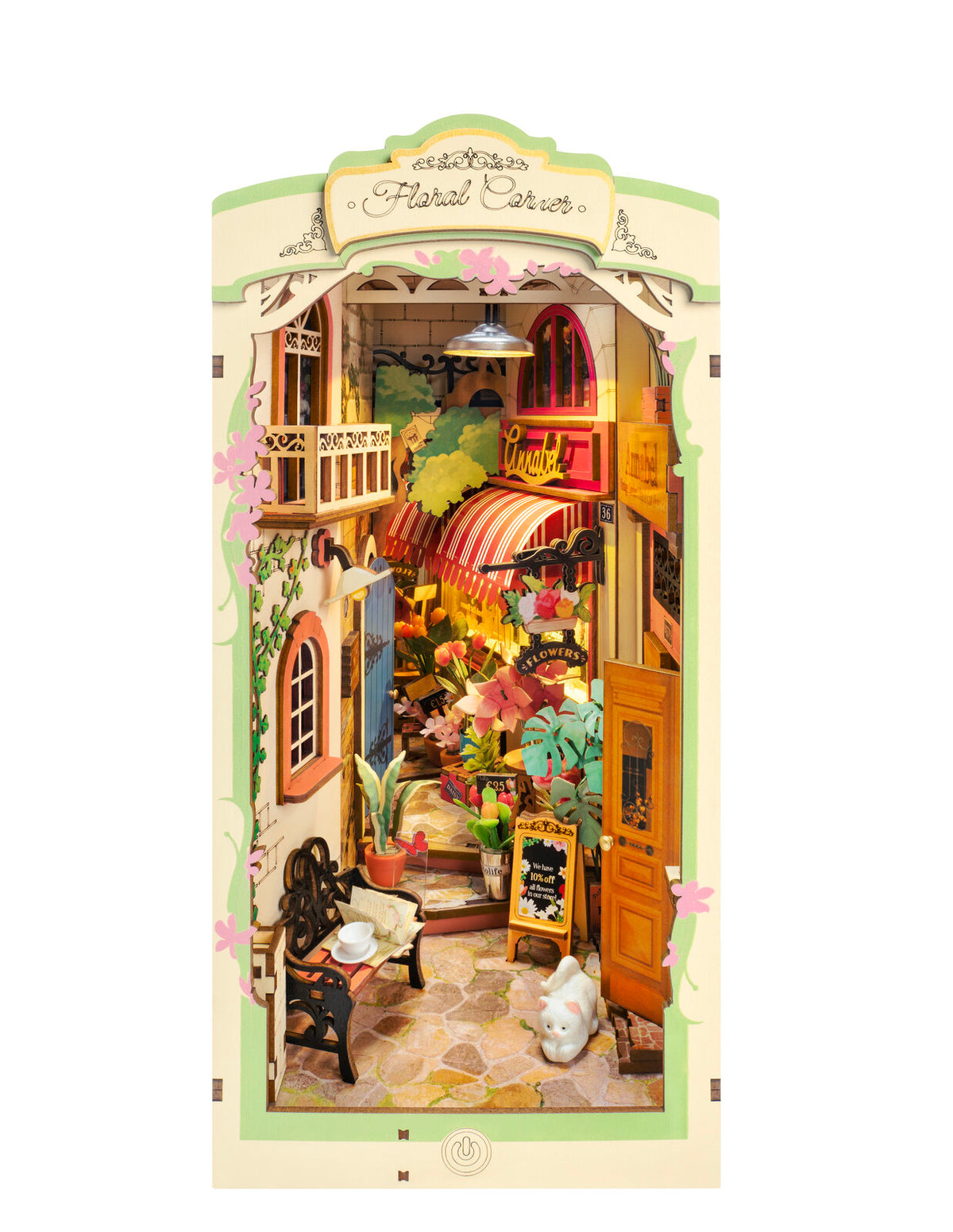 Floral Corner DIY Book Nook Kit
