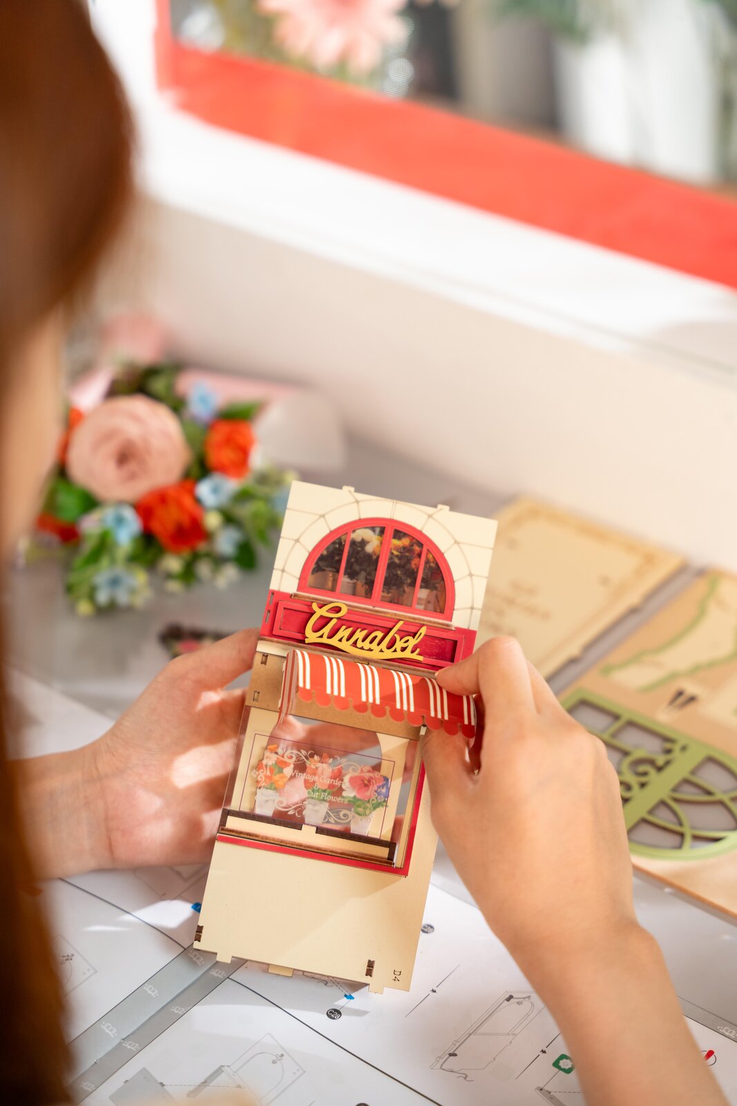 Floral Corner DIY Book Nook Kit