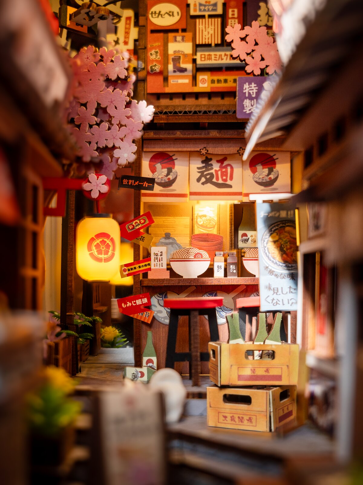 Sakura Wine Alley DIY Book Nook Kit