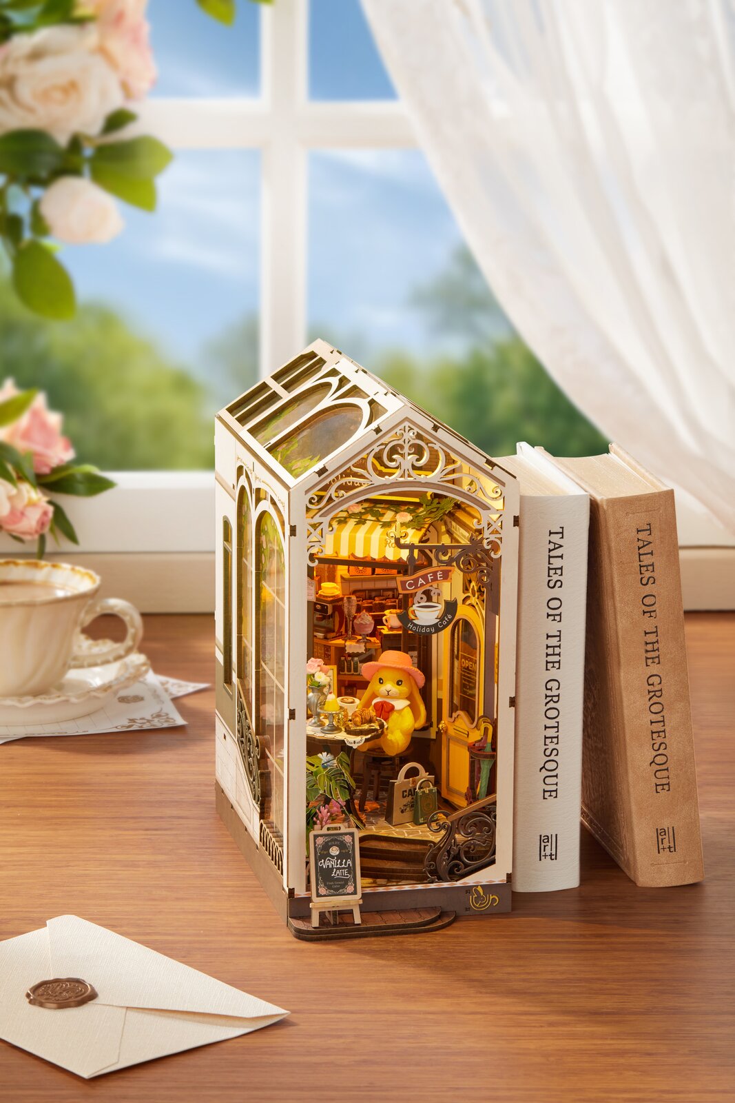 Holiday Café DIY Book Nook Kit