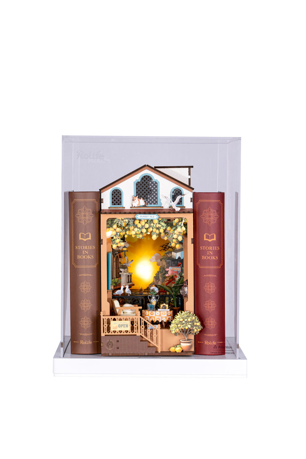 Sunset Isle DIY Book Nook Kit