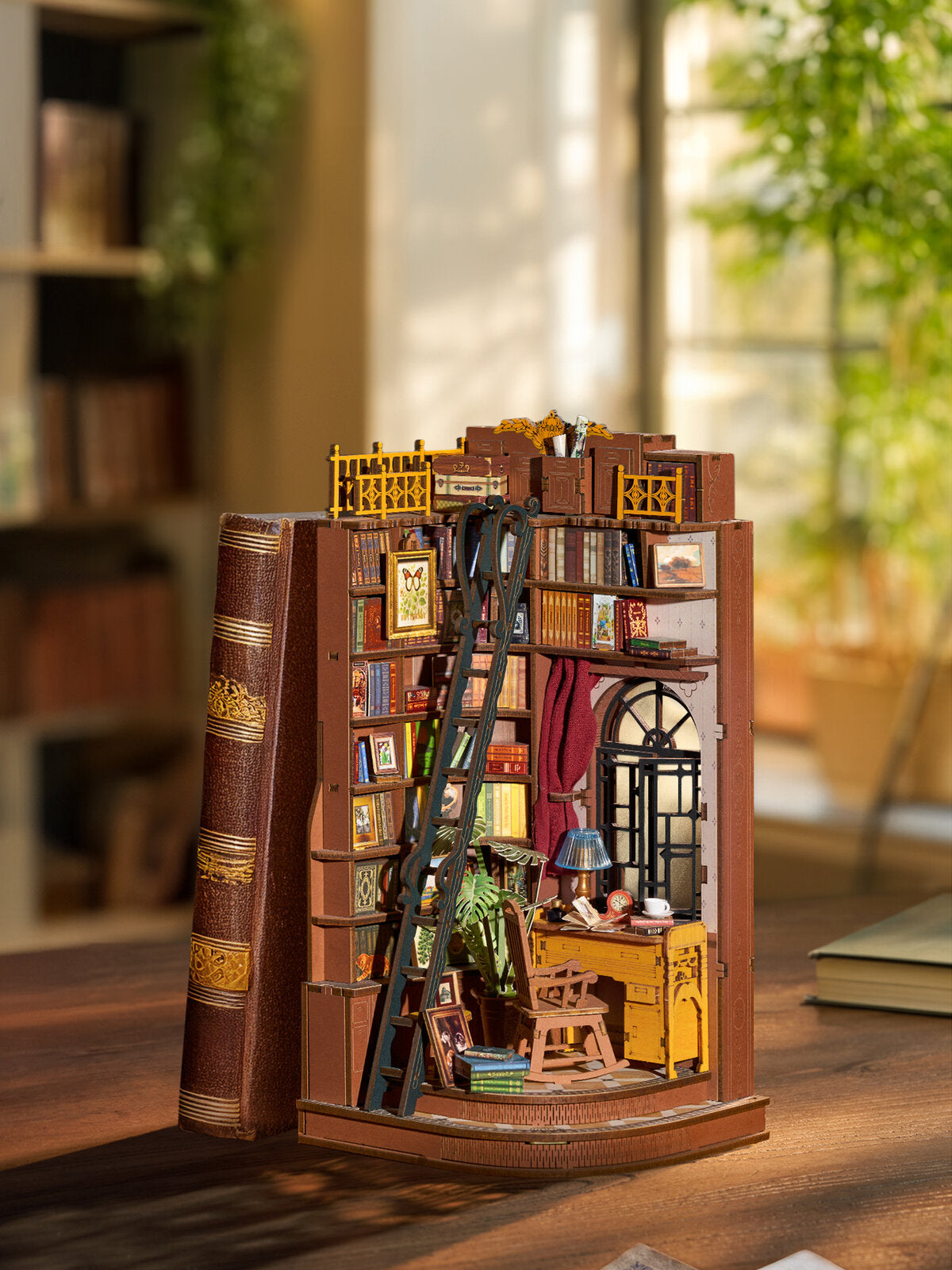Silent Corner Study DIY Book Nook Kit