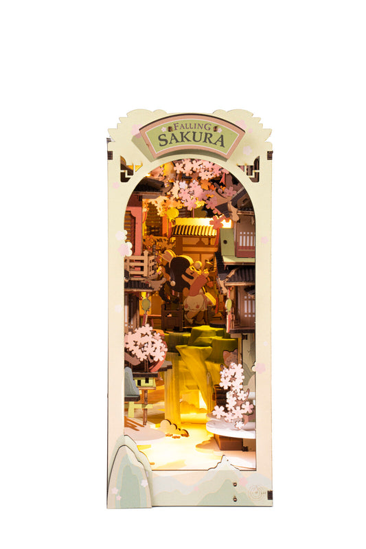 Falling Sakura DIY Book Nook Kit